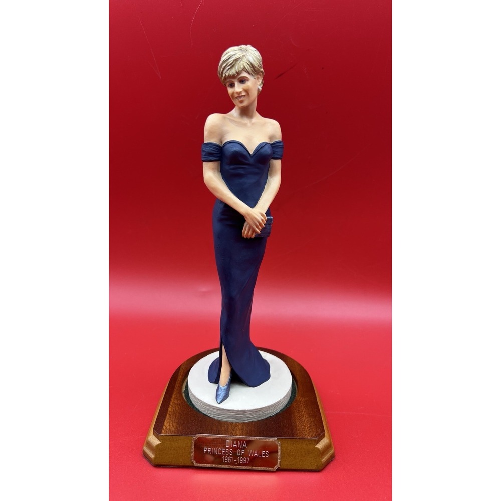 Vintage Figurine "Diana, Princess of Wales" By Tim Potts Limited Edition 9.25"